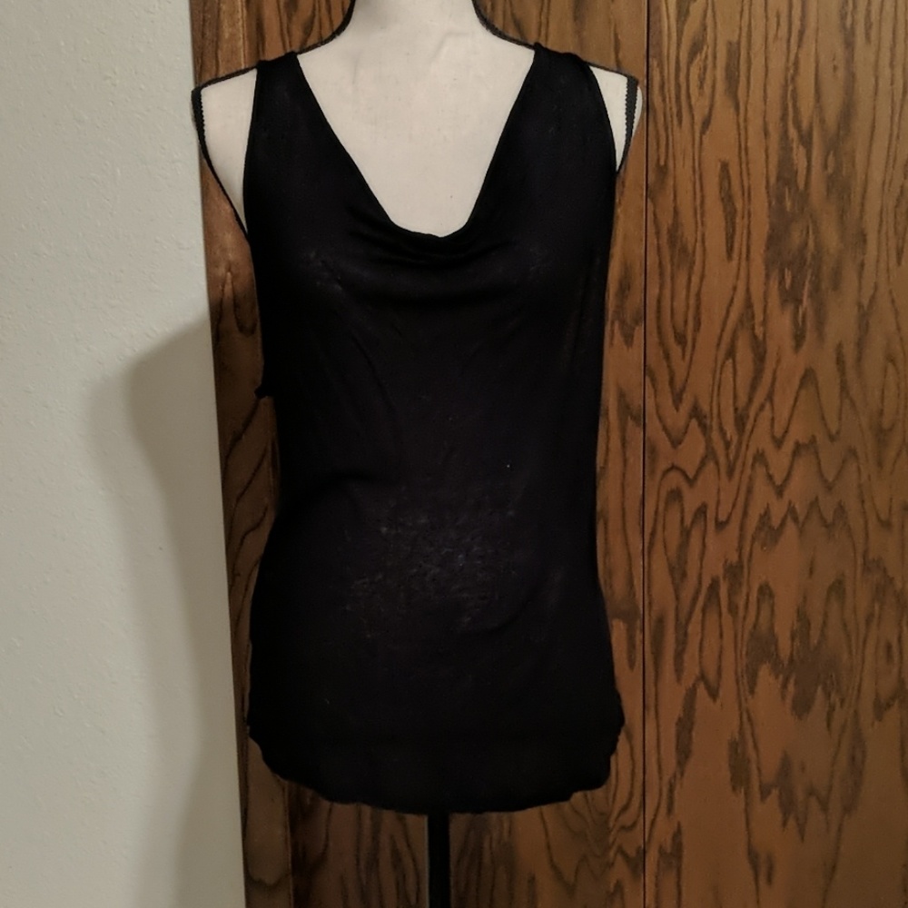 Sheer Back Tank Top